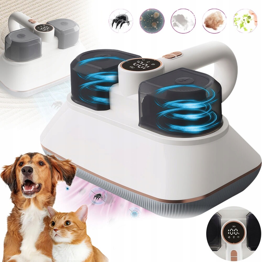 Vysavač Uv Anti-alergický Bílý Na Matrace S Hepa Filtrací