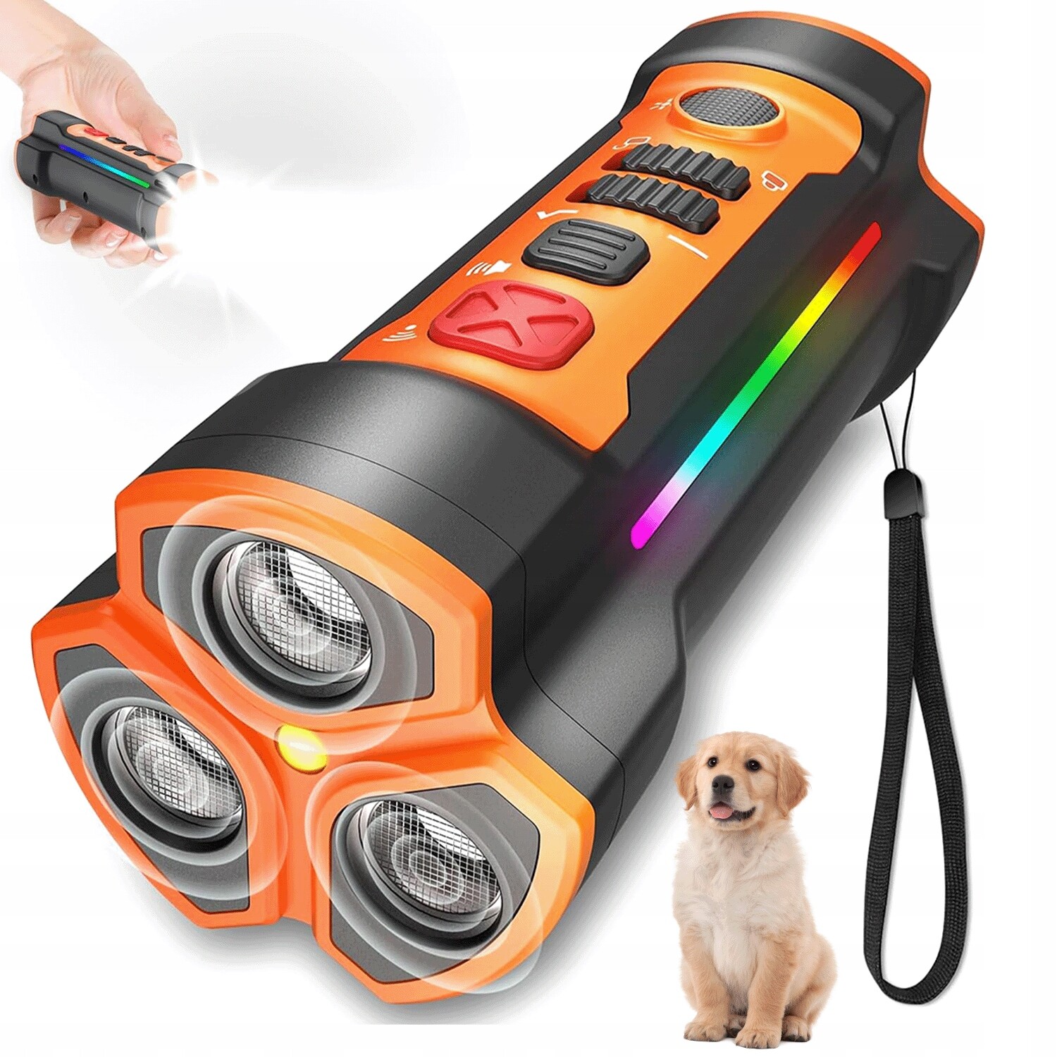 Ultrazvukový Odpuzovač Psů, 2 Vlnové Režimy, Snadné Použití A Přenosný