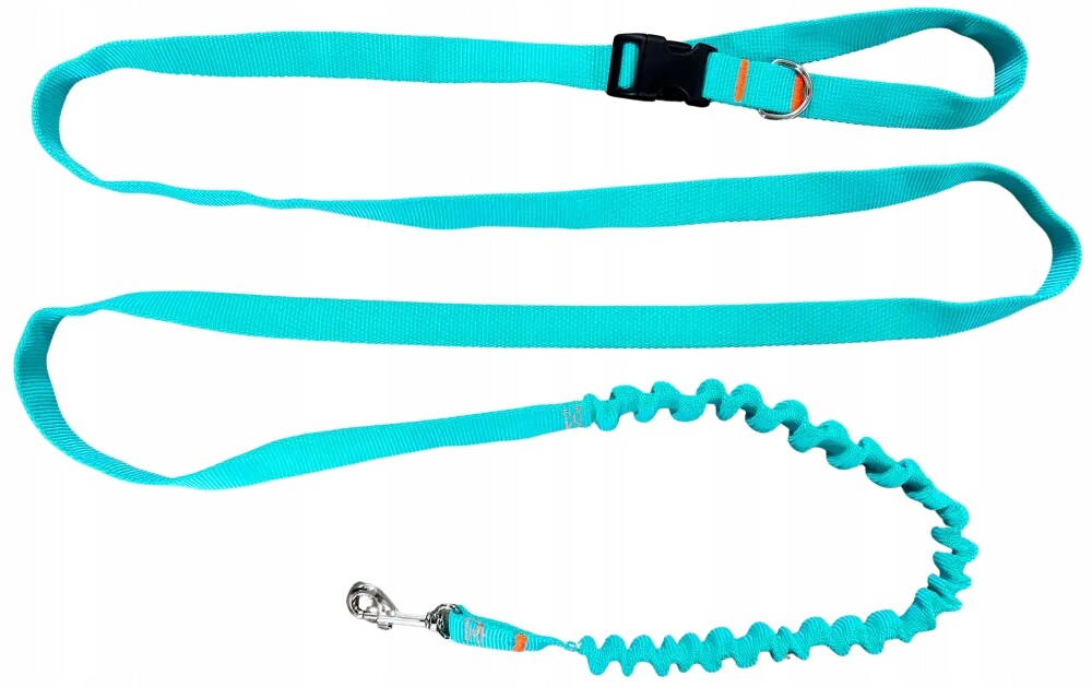 Vodítko pro psa s tlumičem 480 cm Máta Nastavitelná HandsFree Vyrobeno v Polsku