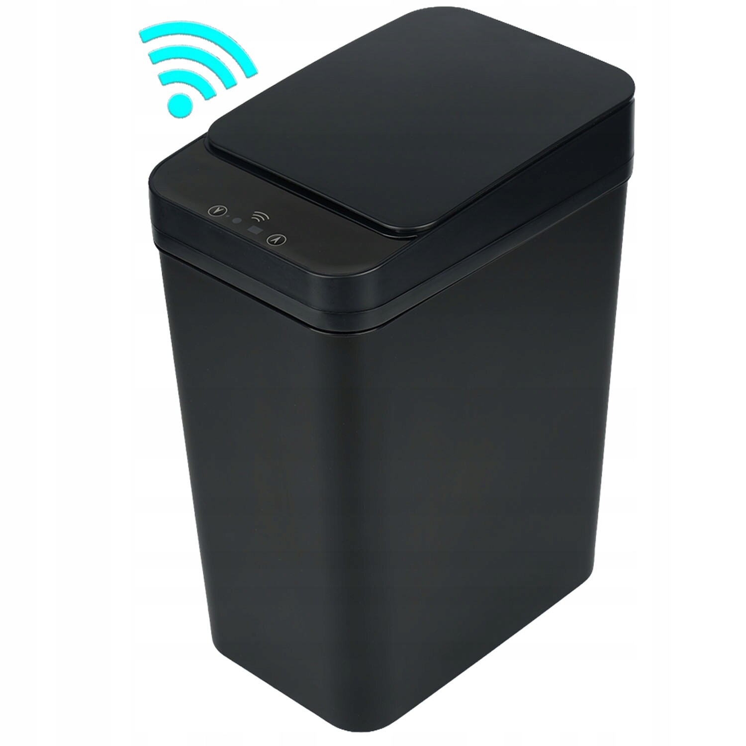 Senzorový Odpadkový Koš do koupelny 12 l Bezdotykový Černý Voděodolný Tichý