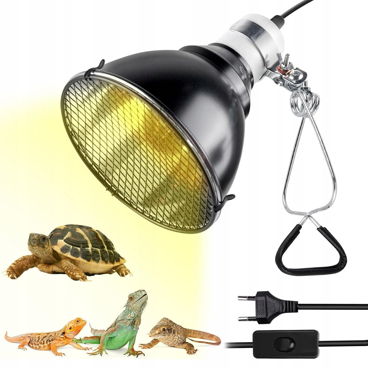 Topná lampa do terária pro plazy Uva/uvb lampa pro terária a akvária