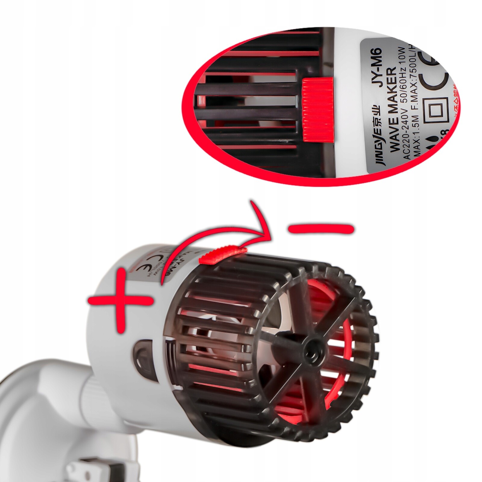 Cirkulační Invertorová Pumpa Pro Sladkovodní Mořské Akvárium 7500 L/h