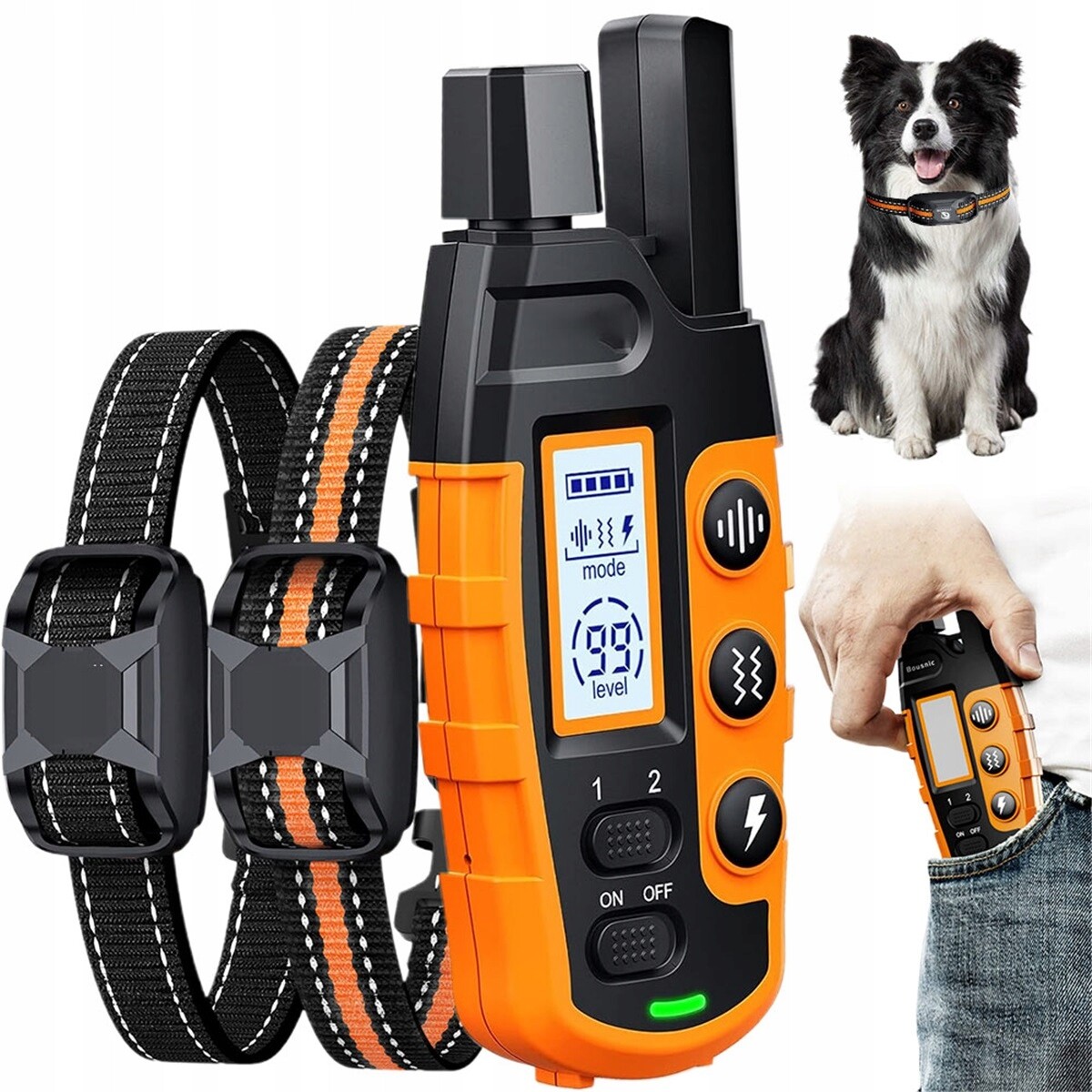 Smart Dálkové Ovládání Obojek IP67 S Bezpečnostním Zámkem Pro Psy