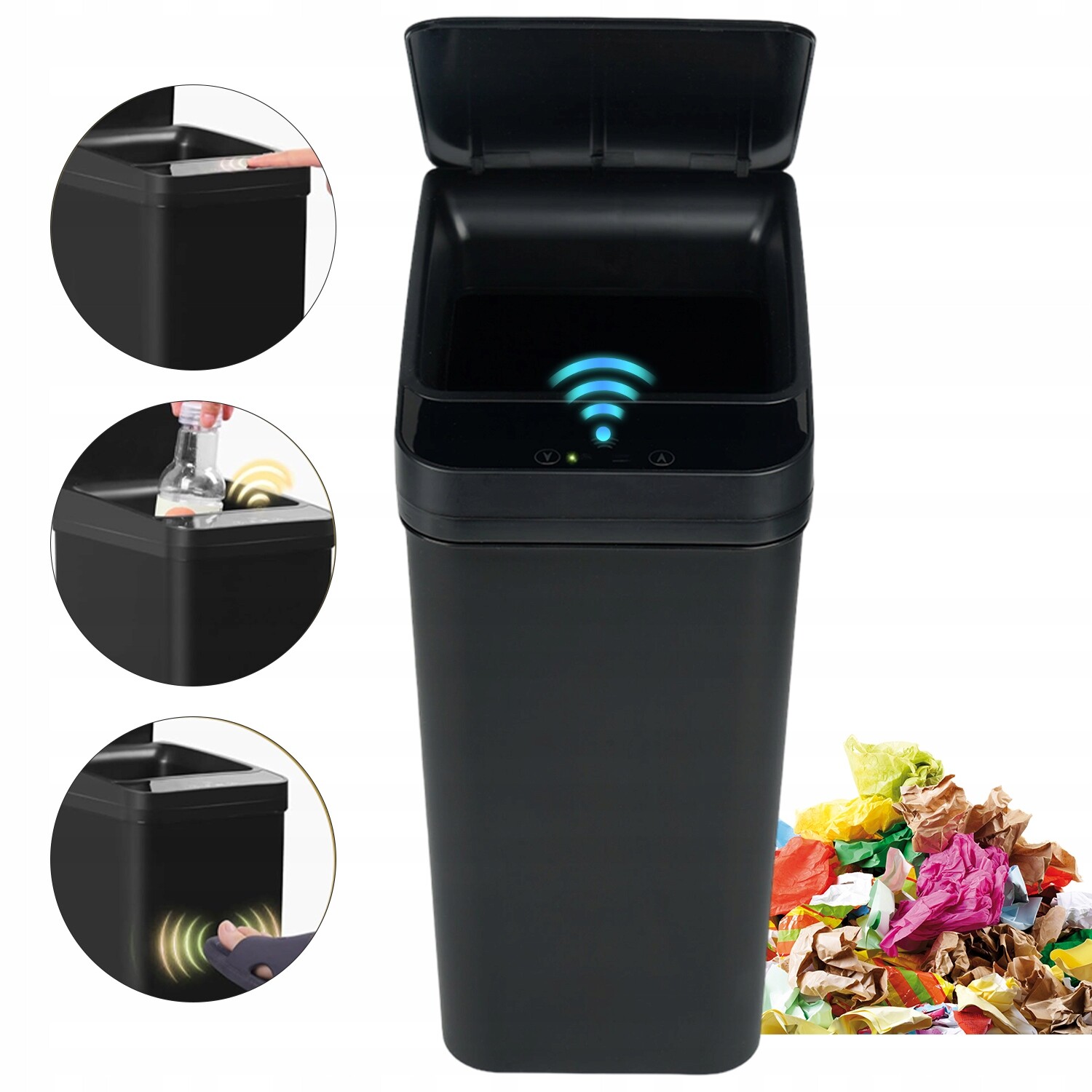 Odpadkový Koš s pohybovým senzorem 12 l Objem s upevňovací smyčkou