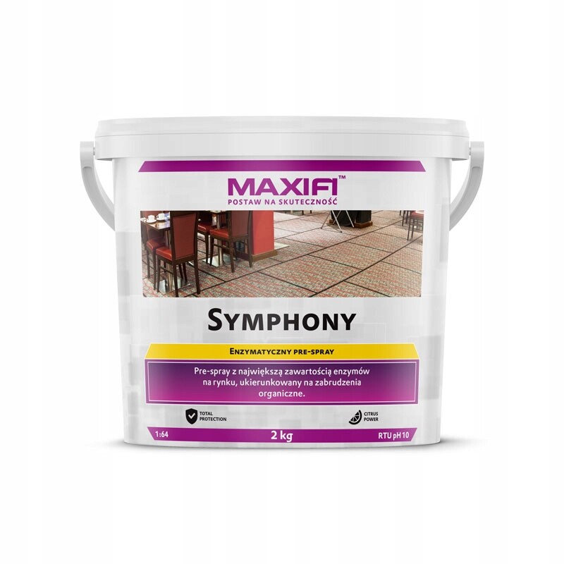 Maxifi Symphony 2kg Ph 10 enzymatický prepray