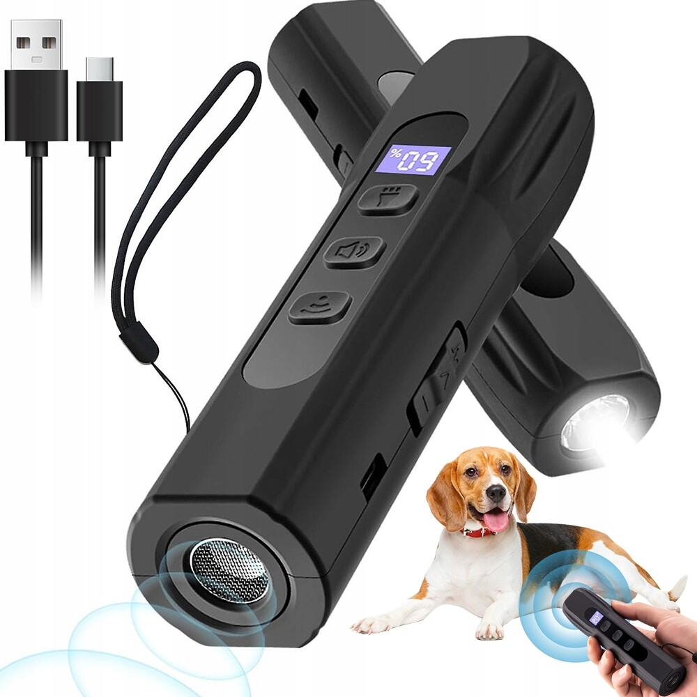 Tlumič Štěkání Psů Ultrazvukový Odpuzovač 3 Bezpečnostní Režimy Usb-c