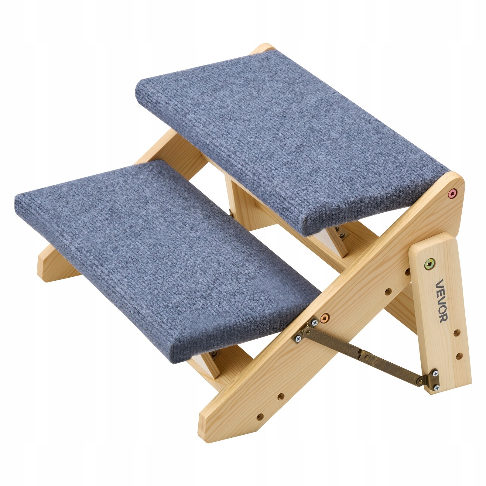 Vevor Schody pro psa 2-stupňové Nosnost 50 Kg Skládací schody pro zvířata