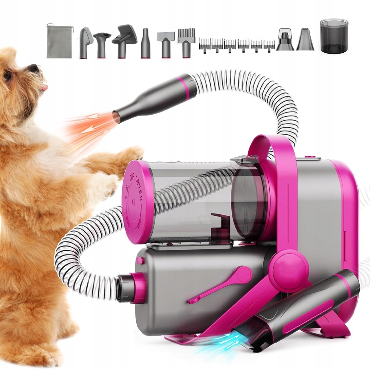 Vysavač Pro Péči O Psy Koček 12KPA 600W Tichý Provoz 3 Režimy