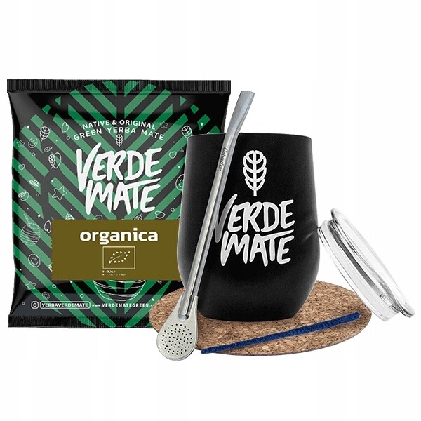 Startovací sada Yerba Verde Mate Organica Matero TermoLid Bombilla 50 g