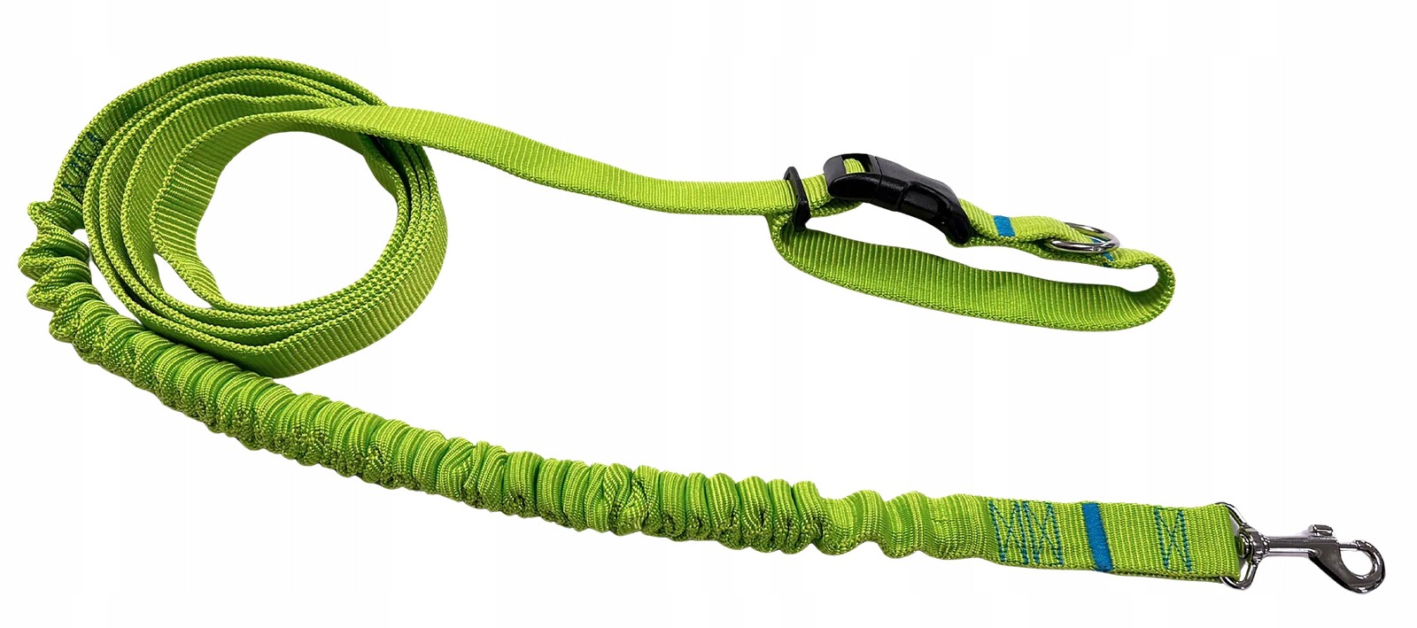 Vodítko pro psa s tlumičem 480 cm Seledyn Nastavitelná HandsFree Made in Po