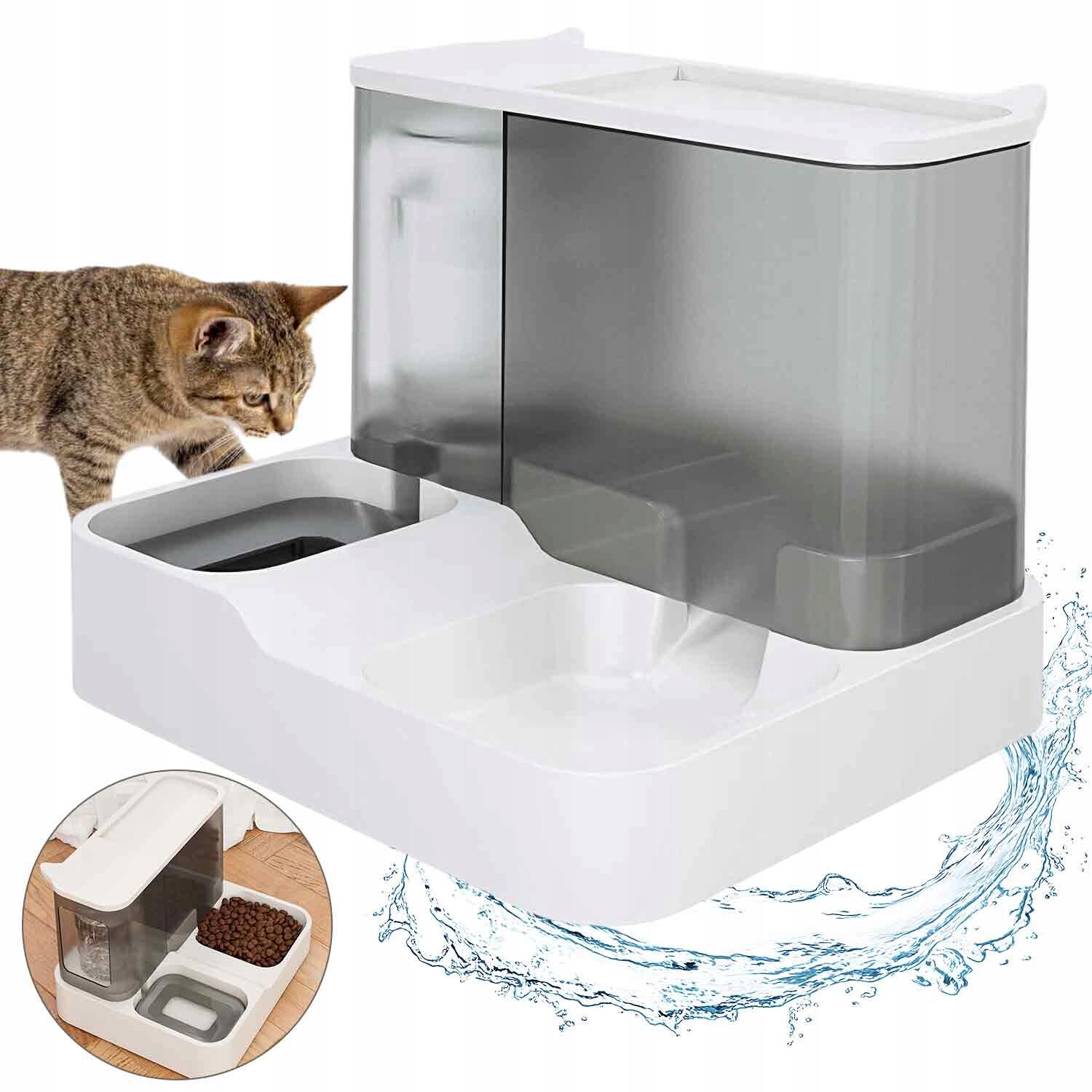 2.8L Automatický Dávkovač Plastového Krmiva Pro Psy A Kočky