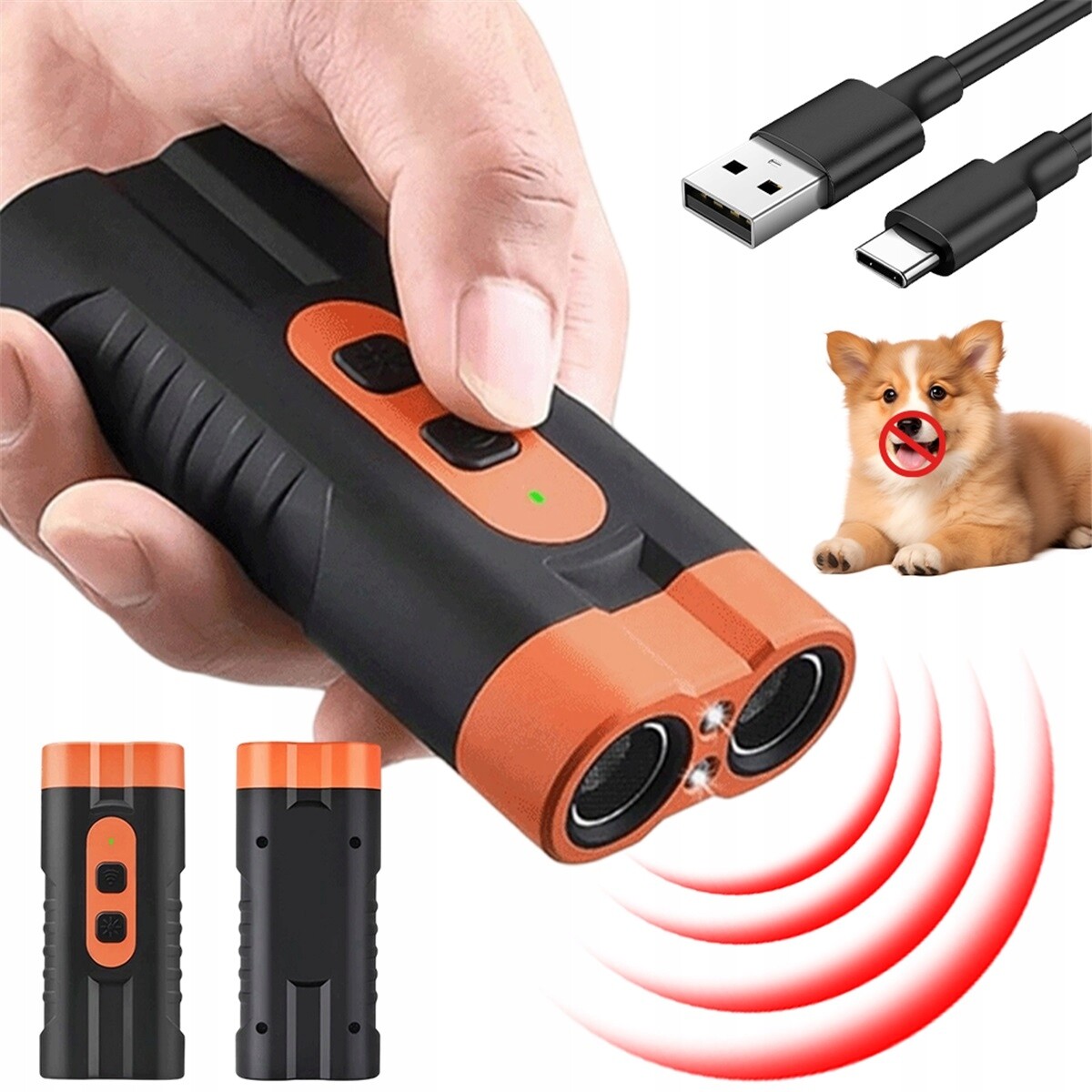 Protištěkání 15-40KHZ Ultrazvukový Trenér S Tlačítkovým Ovládáním