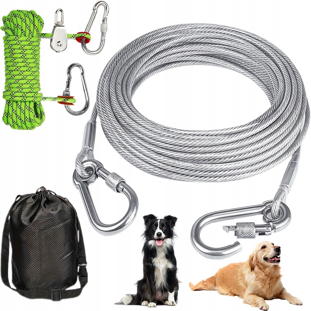 Kabel k běžeckému pásu pro psa 3,1 Vodítko Treningové Vodítko pro psa Reflexní 15,1M