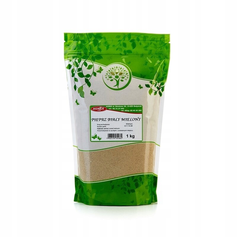 Pepř Bílý Mletý 1 kg Aromatický