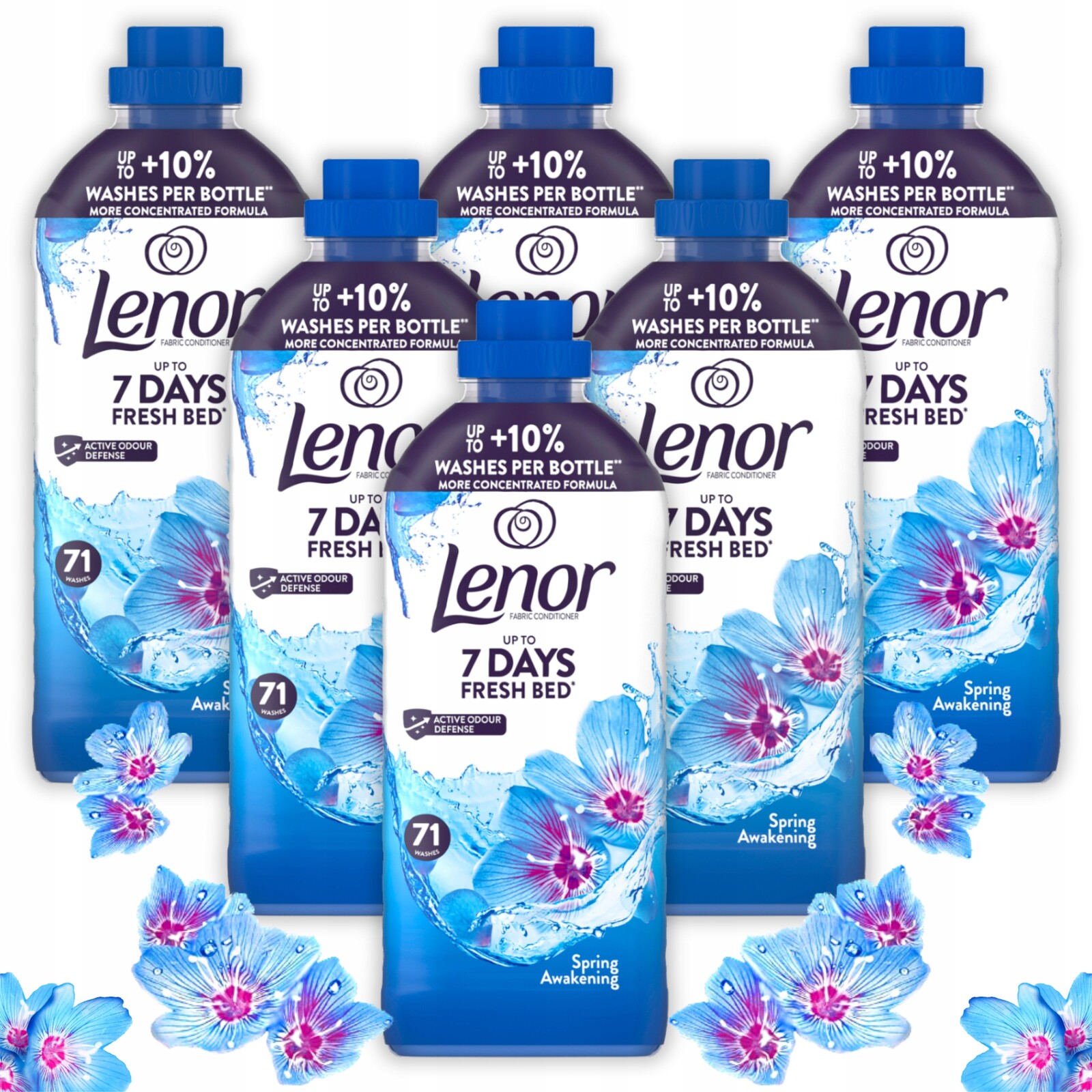 Set 6x Lenor Tekutá aviváž Spring Awakening 426 praní 6x1,49 l