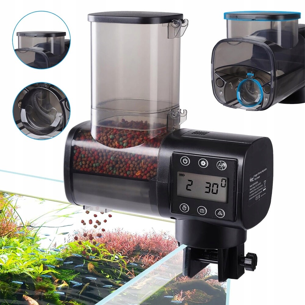 Automatický Dávkovač krmiva 500 ml 6 Lcd krmení pro různé potraviny