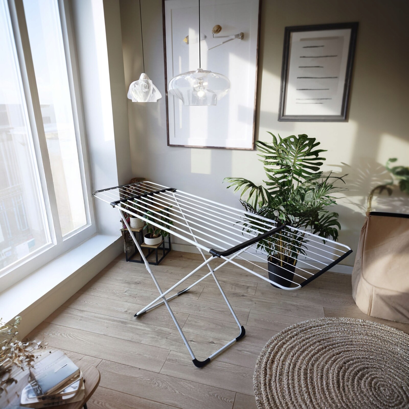 Sušák Sušák Na Prádlo Aria Harmonikový Stojící Rozkládací