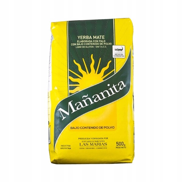 Yerba Mate Elaborada Mananita 500 g 0,5 kg
