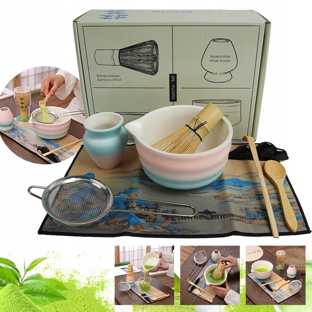 Dárková Sada Na Čaj Matcha Tradiční Příprava Matchy 8 Kusů