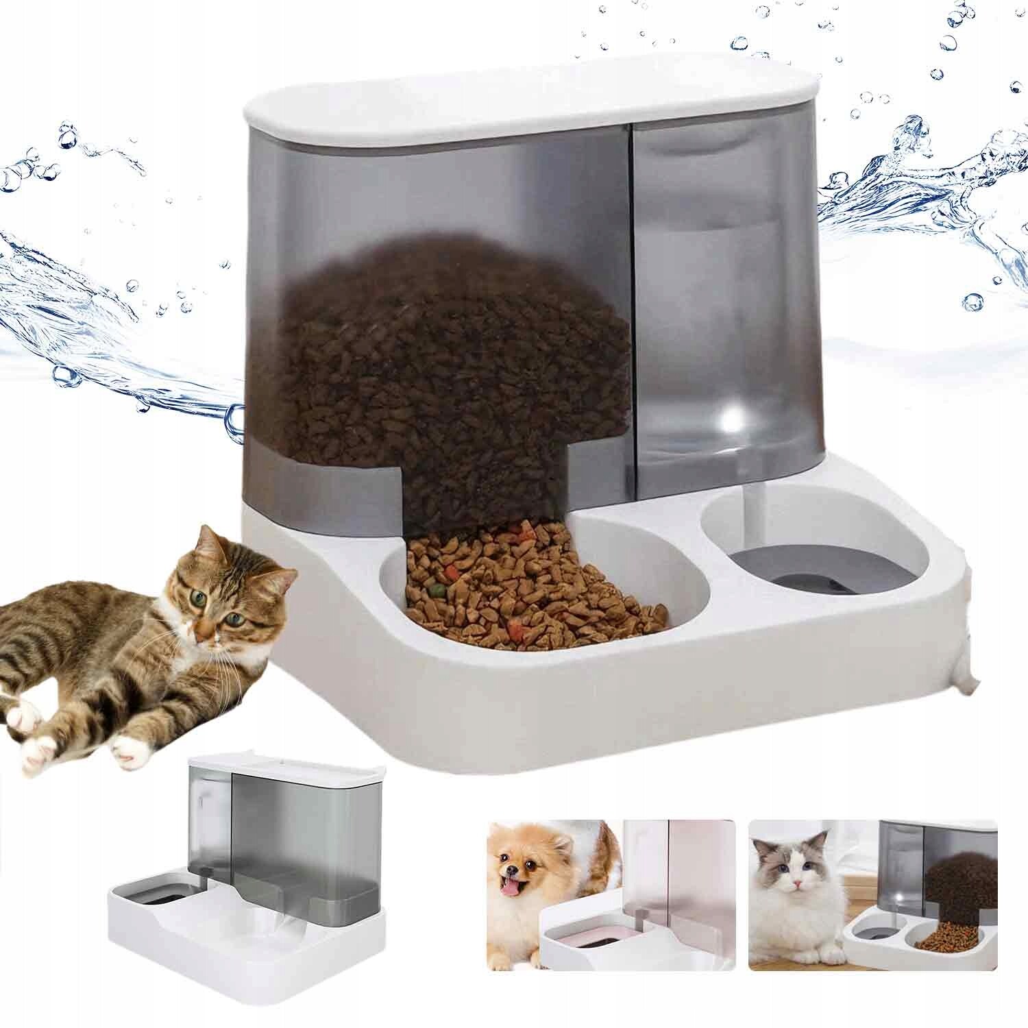 1 L Automatický Dávkovač Vody S Krmítkem 2.8 L Pro Zvířata Dávkovač Napáječka