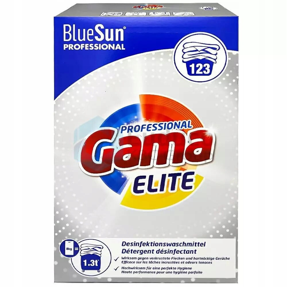 Gama Professional Elite Prášek na praní 8 kg 123p