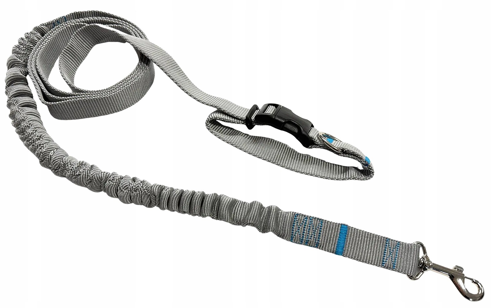 Vodítko pro psa s tlumičem 480 cm Popiel Nastavitelná HandsFree Made in Pol