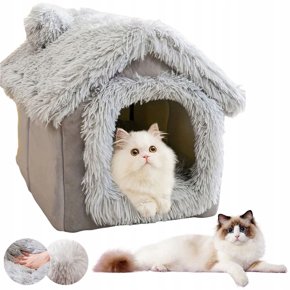 Pohodlné Pelíšek pro malé psy s protiskluzovým dnem, šedé