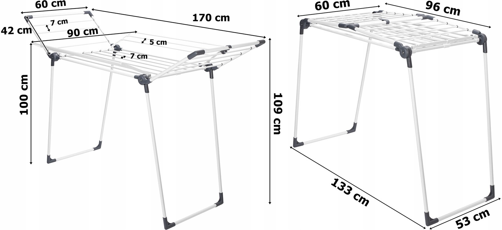 Sušák Rozkládací, Stojící, Velká Tiana