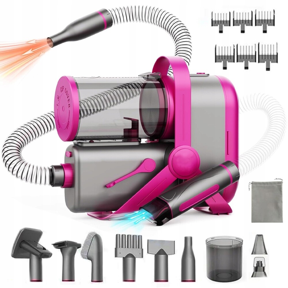 Profesionální Sada Groomera 10V1, Vysavač, Zastřihovač, Odstřihovač