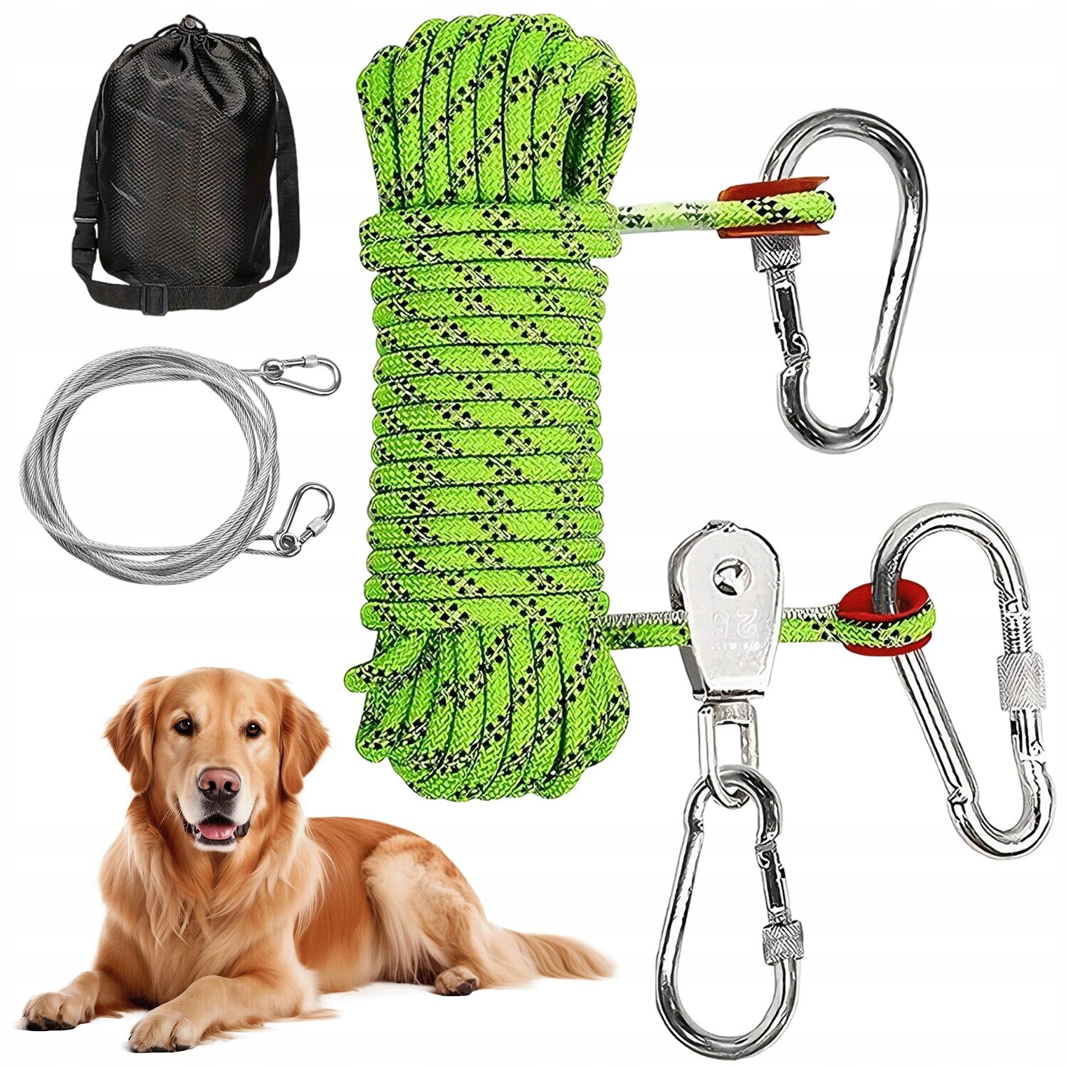 Profesionální Vodítko Pro Velkého Psa, Silné, S Reflexním Zámkem