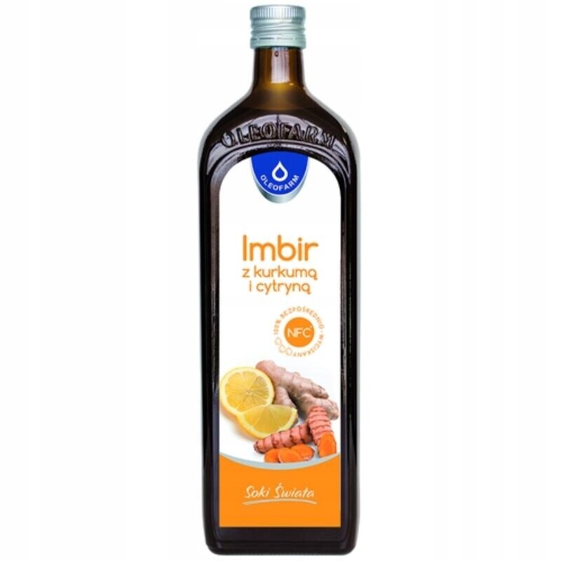 Oleofarm Šťáva z Zázvor s kurkumou a citronem 980 ml