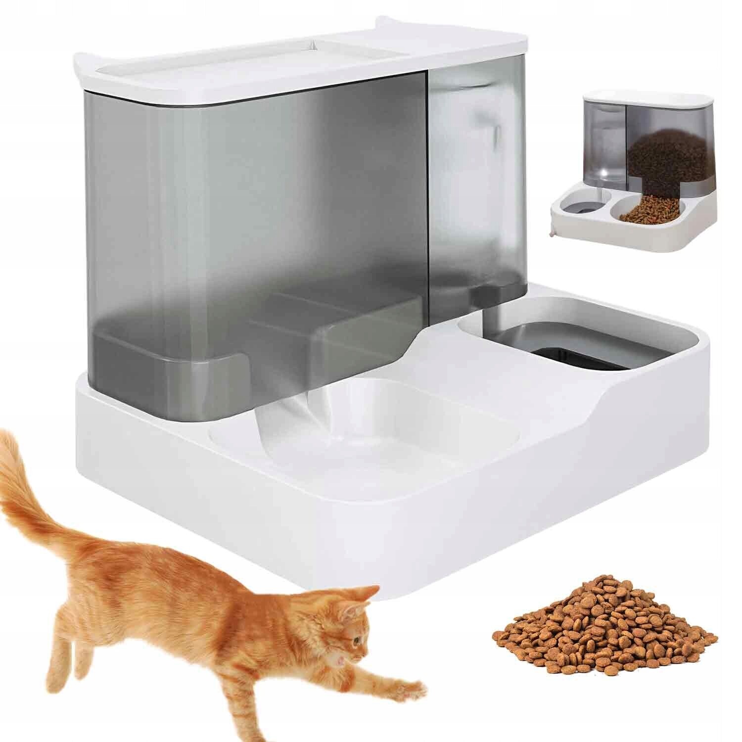 Dávkovač Krmiva 1 L 2.8 L Automatický S Průhledným Pet Okénkem