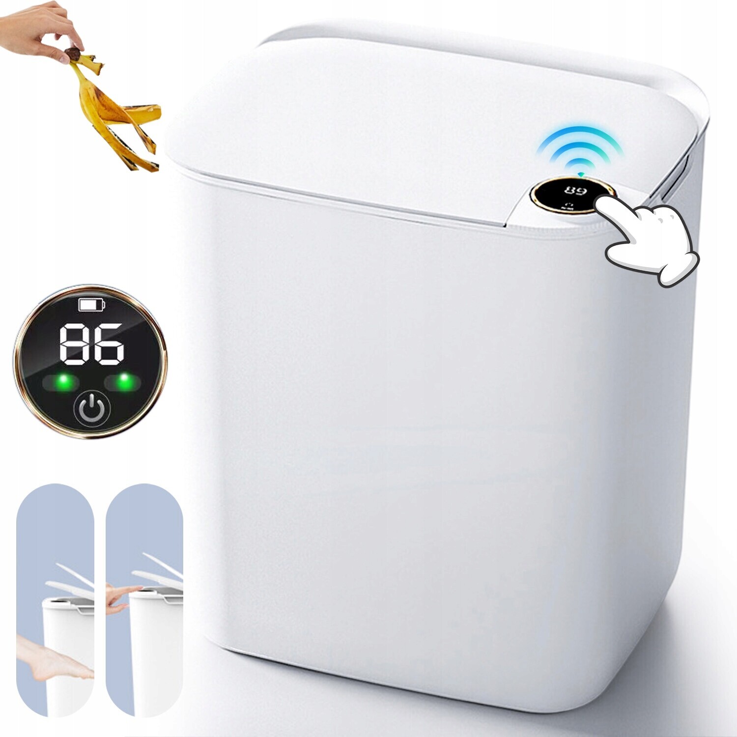 Inteligentní Odpadkový Koš 18 l s pohybovým senzorem Automatické otevírání