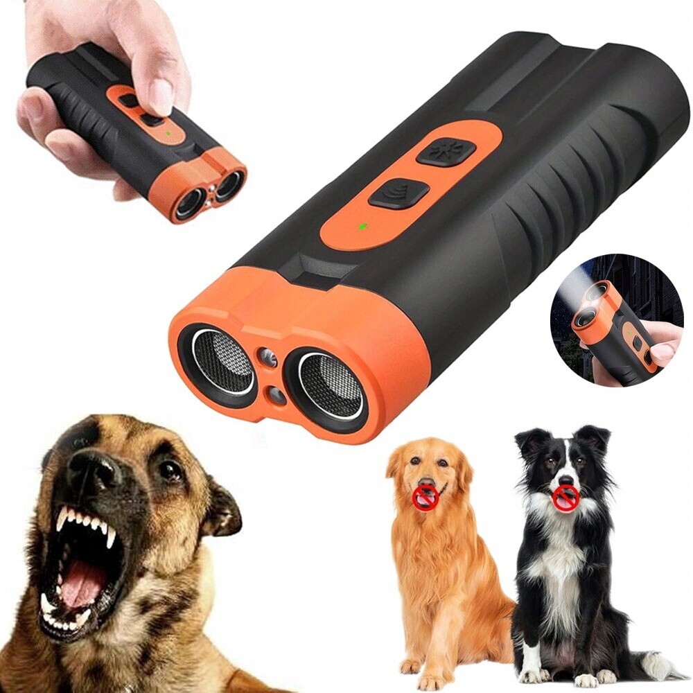 Ultrazvukový Odpuzovač Štěkání 800MAH S Led Pro Agresivní Psy