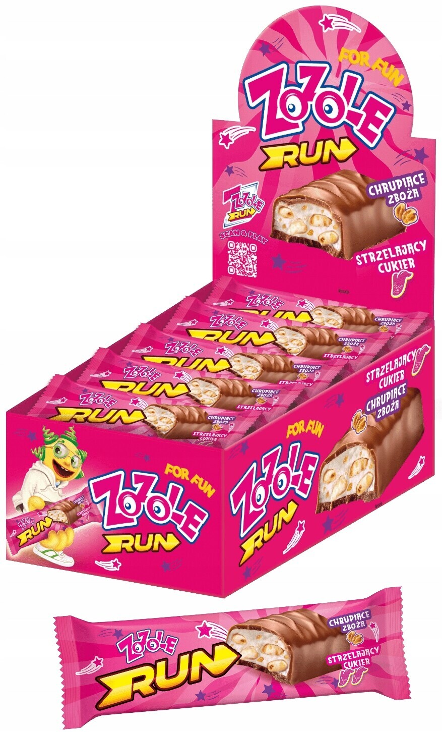 Mieszko Zozole Tyčinka o vanilkové s obilovinami Střílející Cukr 30g 20 Ks