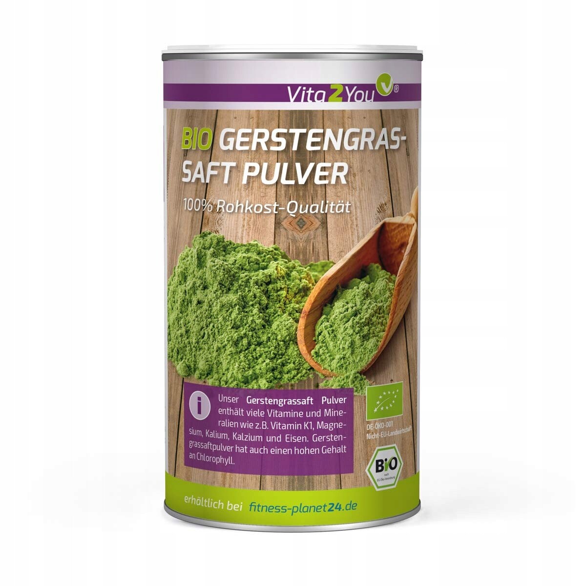 Bio šťáva z ječmenné trávy v prášku 200 g Surová Premium 100 %