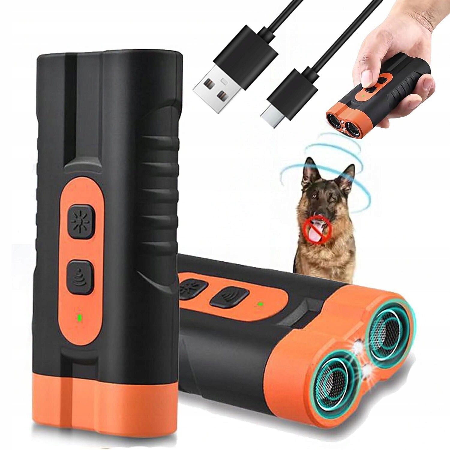 Humanitární odpuzovač psů Ultrazvukový protištěkací zařízení 9M