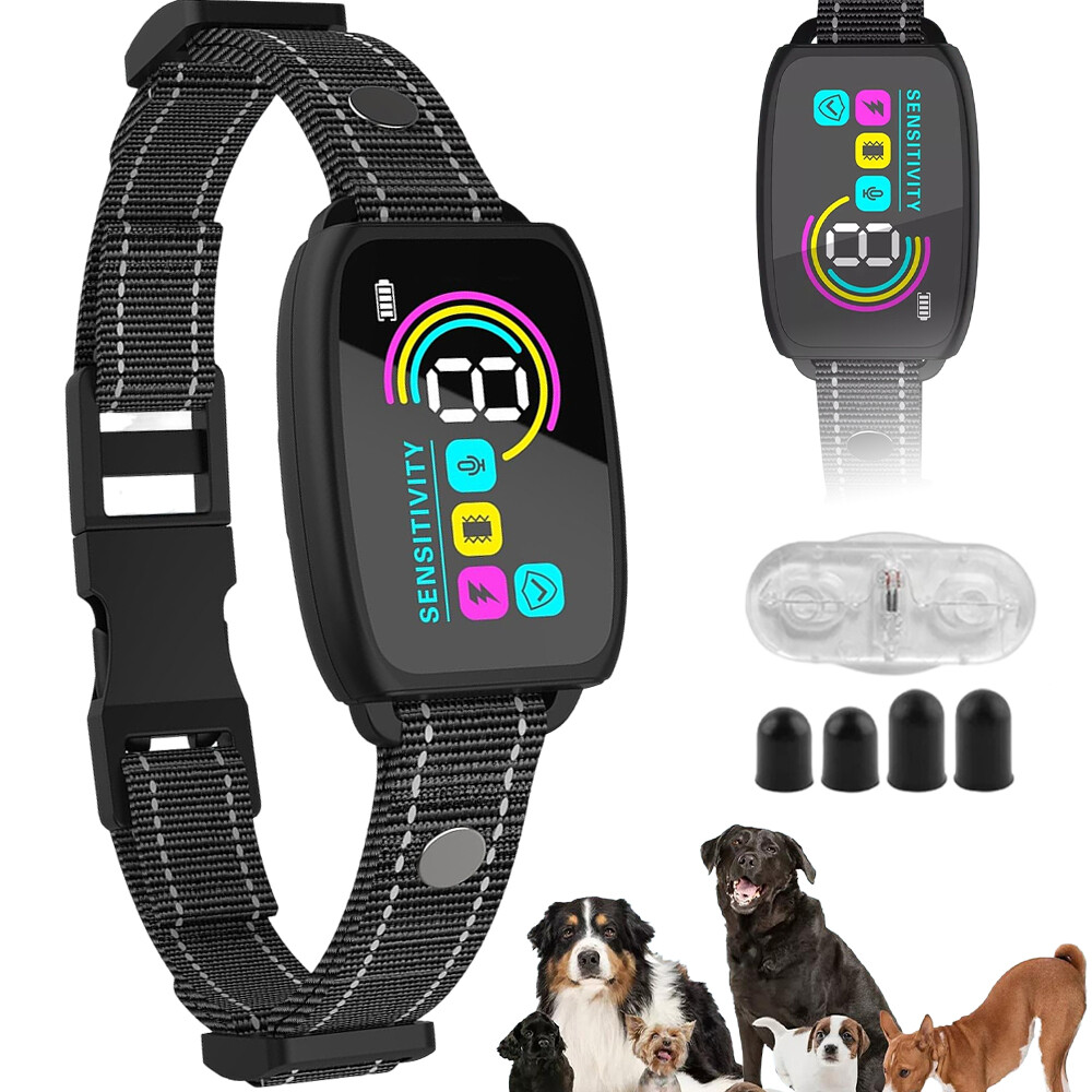 Elektronický obojek proti štěkání 300 mAh Černá baterie pro psy