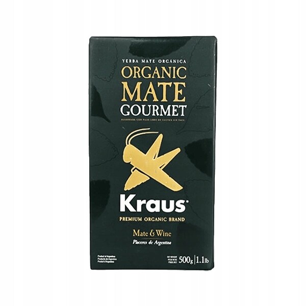 Yerba Mate Kraus Organic Mate Premium Gourmet 0,5 kg (organická)