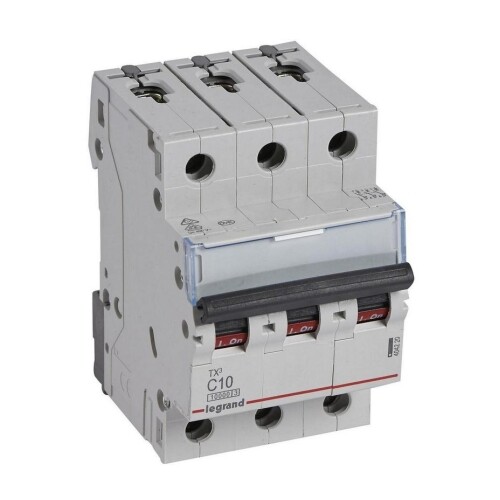 Jistič Legrand TX3 3P C10 10kA 404220