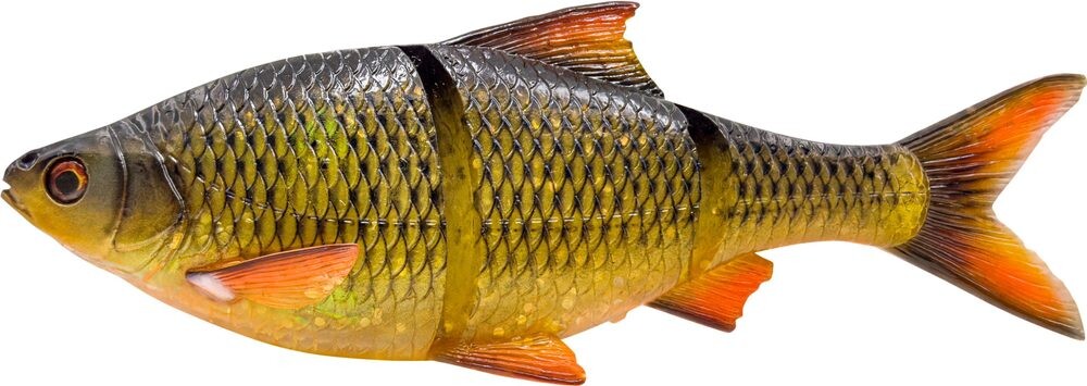 Savage Gear Gumová nástraha 3D Line Thru Roach Slow Sinking Clear Rudd - 18cm  80g