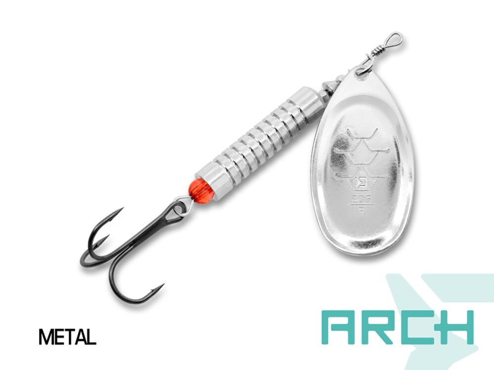 Delphin Třpytka Arch Metal - 10g vel.3