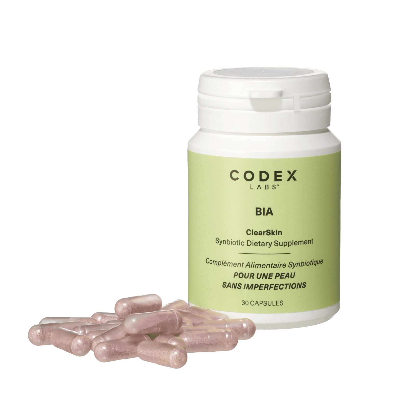 CODEX LABS BIA ClearSkin Synbiotic Dietary Supplement 30 kapslí