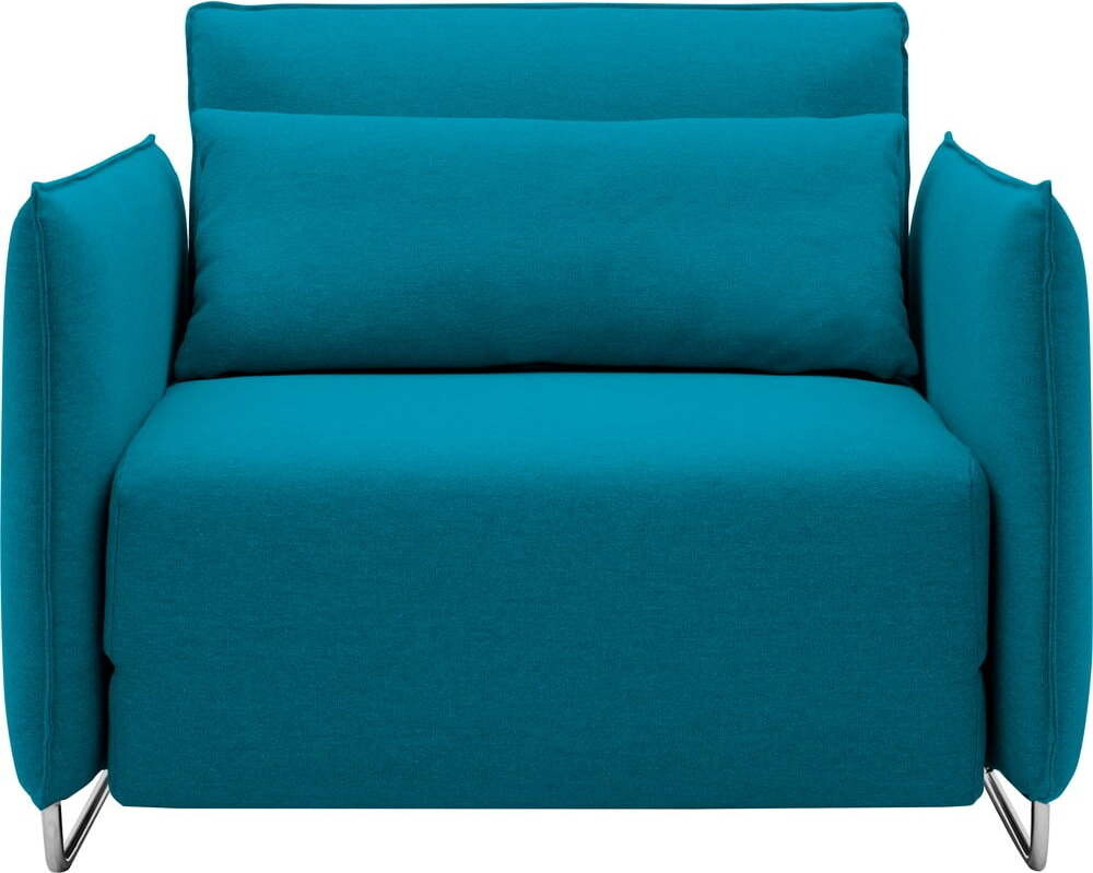 Tyrkysové rozkládací křeslo Softline Cord