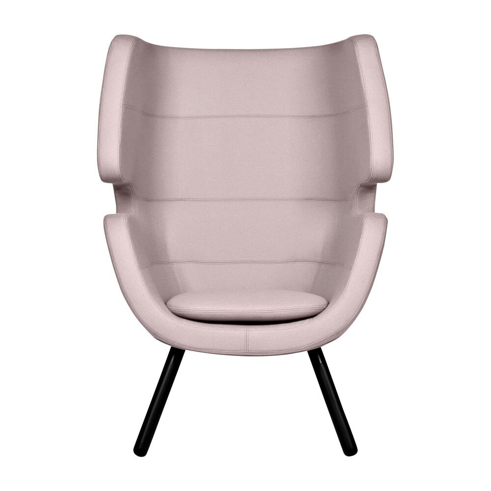 Světle růžové křeslo Softline Moai