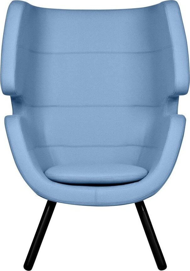 Světle modré křeslo Softline Moai