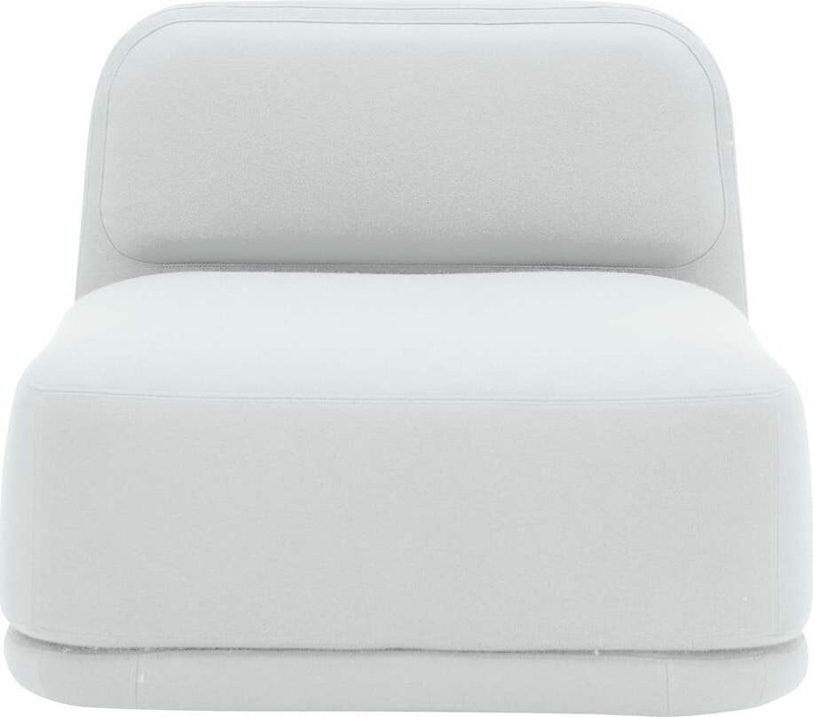 Stříbrně šedé křeslo Softline Standby Low