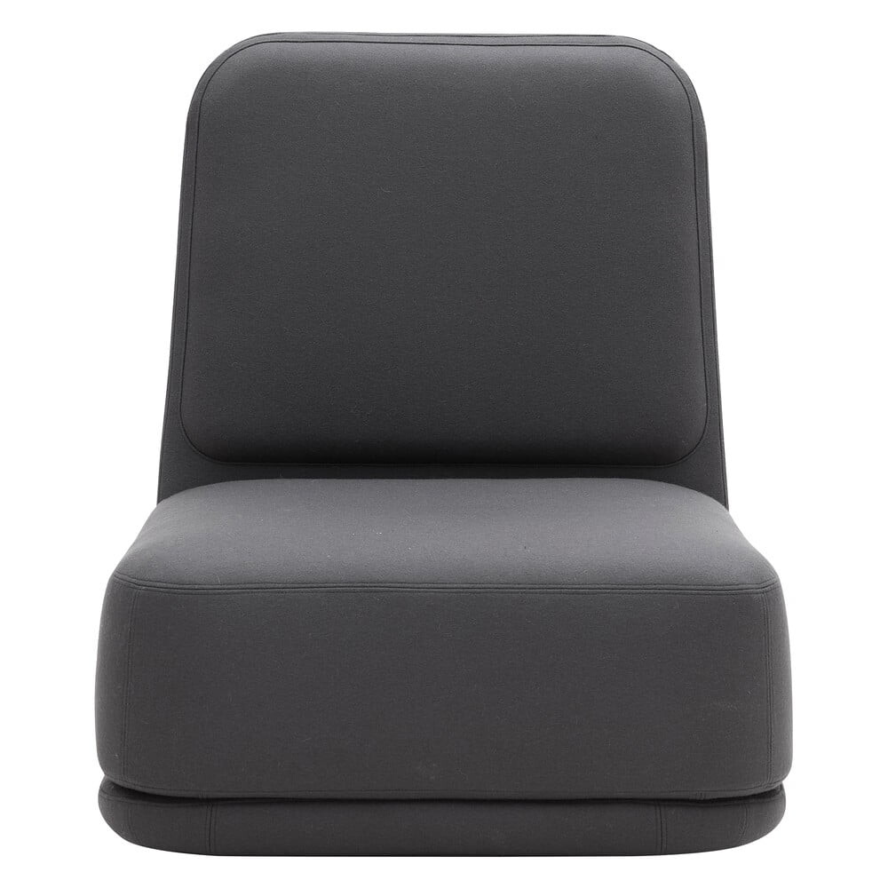 Tmavě šedé křeslo Softline Standby High