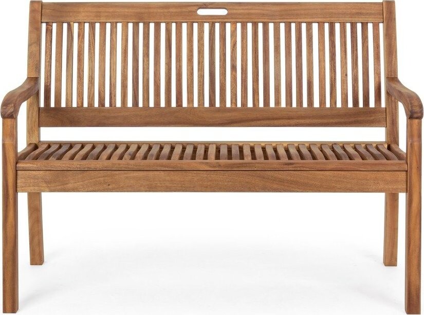 Dřevěná zahradní lavice v přírodní barvě Noemi – Bizzotto