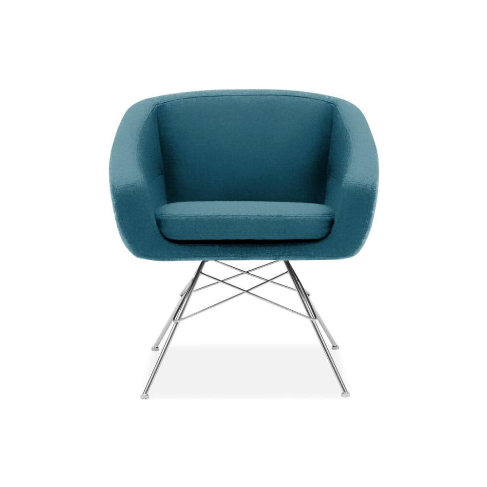 Tyrkysové křeslo Softline Aiko